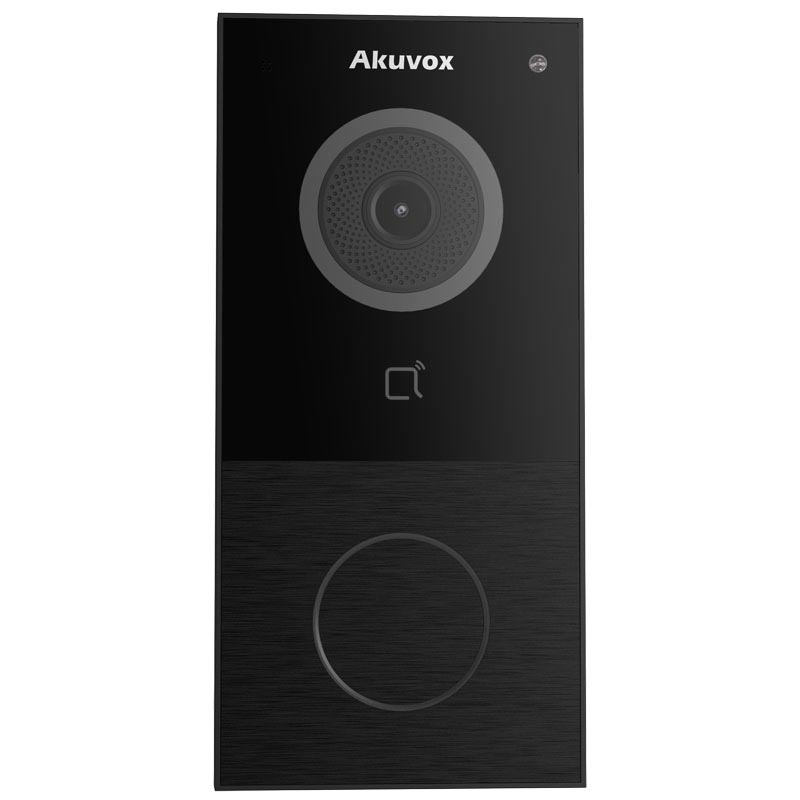 Akuvox E12W - Panel bramowy. WiFi, czytnik kart i breloków. Czarny - obrazek 4
