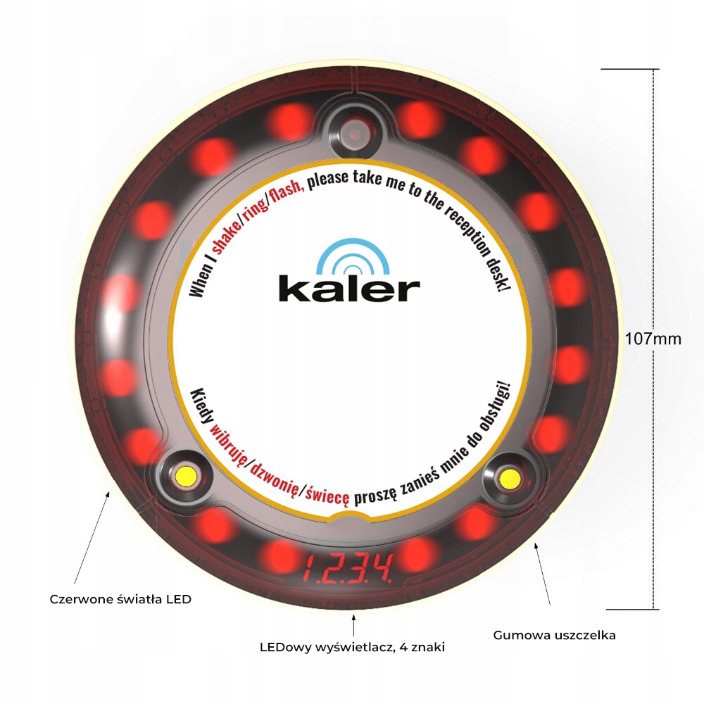 KALER B6 - ZESTAW DO RESTAURACJI 6 PAGERÓW - obrazek 7