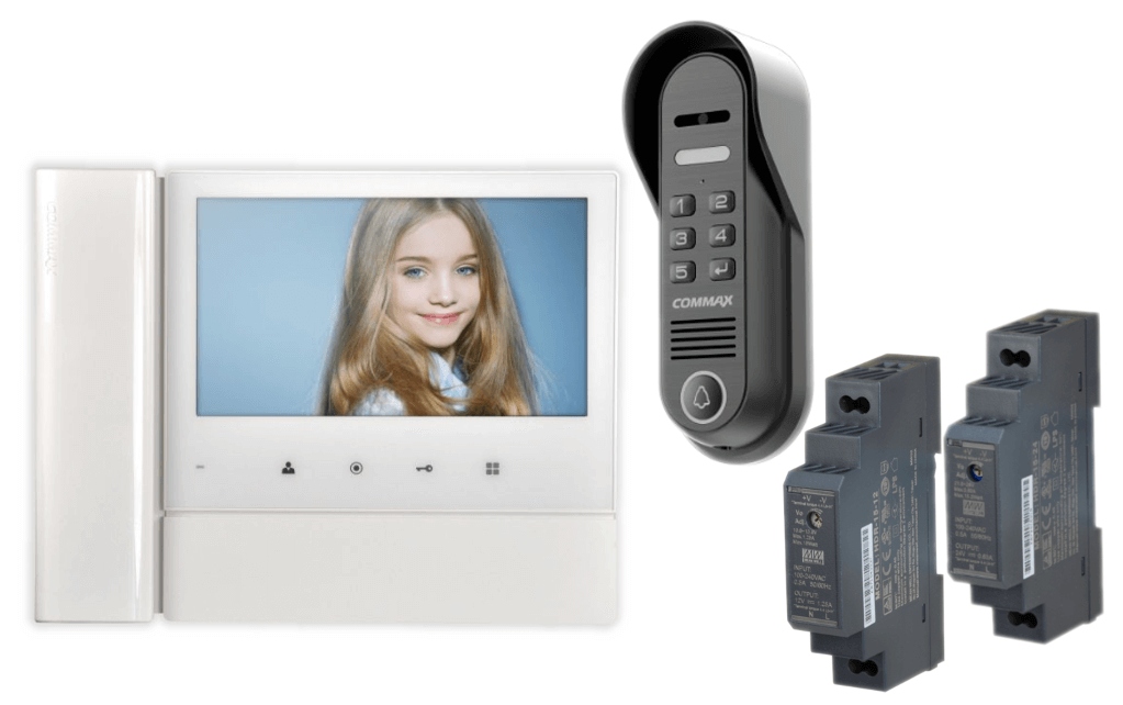 COMMAX CDV-70N2 White - Monitor słuchawkowy 7 230V (Kolor: biały) - obrazek 12