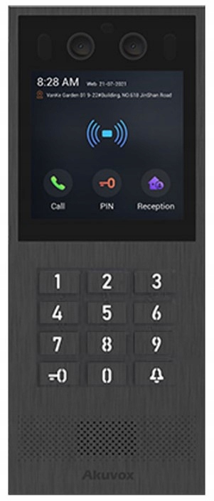 Akuvox X912K - Panel zewnętrzny. Wideodomofon, (Kolor: czarny)