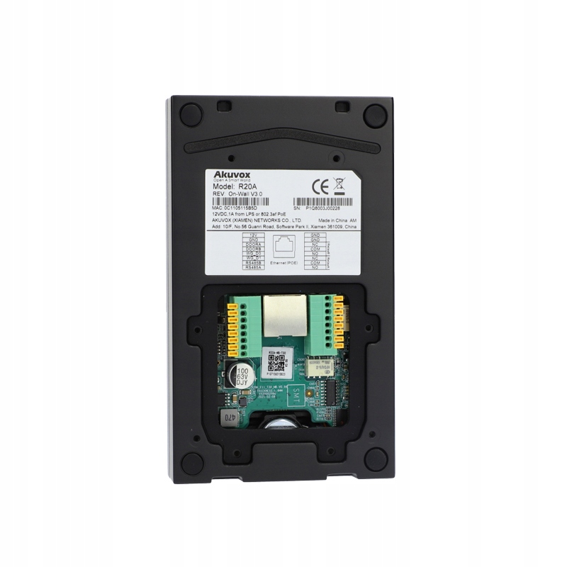 Akuvox R20A-2 - Panel zewnętrzny jednorodzinny natynkowy 2-przew. Srebrny - obrazek 2