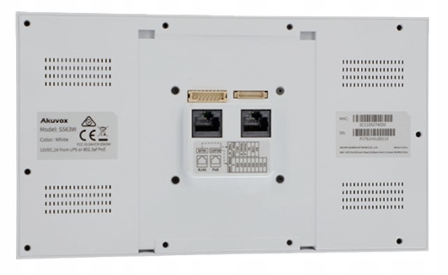 Akuvox S563W - Monitor 8" Android 12 PoE WiFi (Kolor: Biały) - obrazek 3