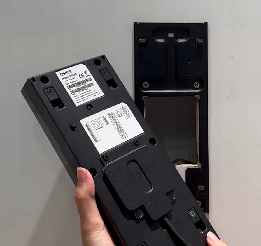 Akuvox X912K - Panel zewnętrzny. Wideodomofon, (Kolor: czarny) - obrazek 3