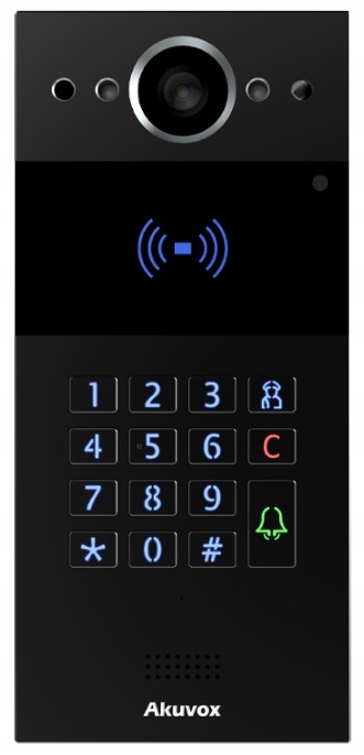 Akuvox R20K - Panel zewnętrzny jednorodzinny natynkowy Czarny