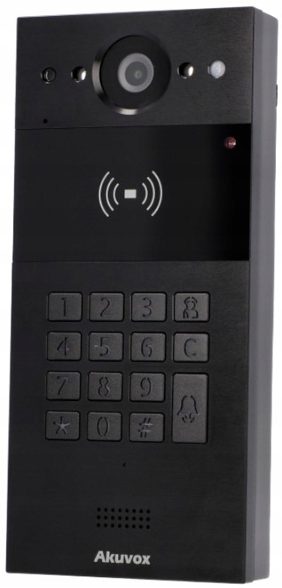 Akuvox R20K - Panel zewnętrzny jednorodzinny natynkowy Czarny - obrazek 3