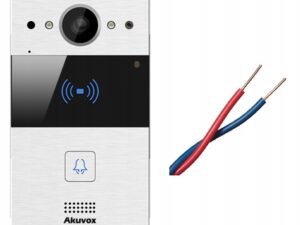 Akuvox R20A-2 - Panel zewnętrzny jednorodzinny natynkowy 2-przew. Srebrny