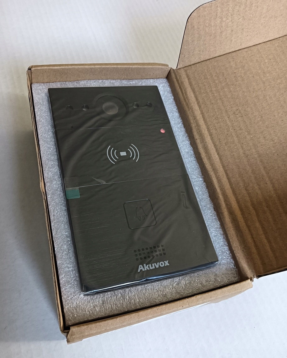 Akuvox R20A - Panel zewnętrzny (czarny) i puszka podtynkowa (czarna) - obrazek 6