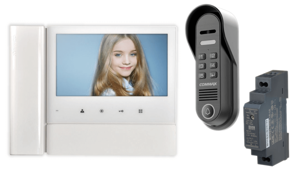 COMMAX CDV-70N2 White - Monitor słuchawkowy 7 230V (Kolor: biały) - obrazek 7